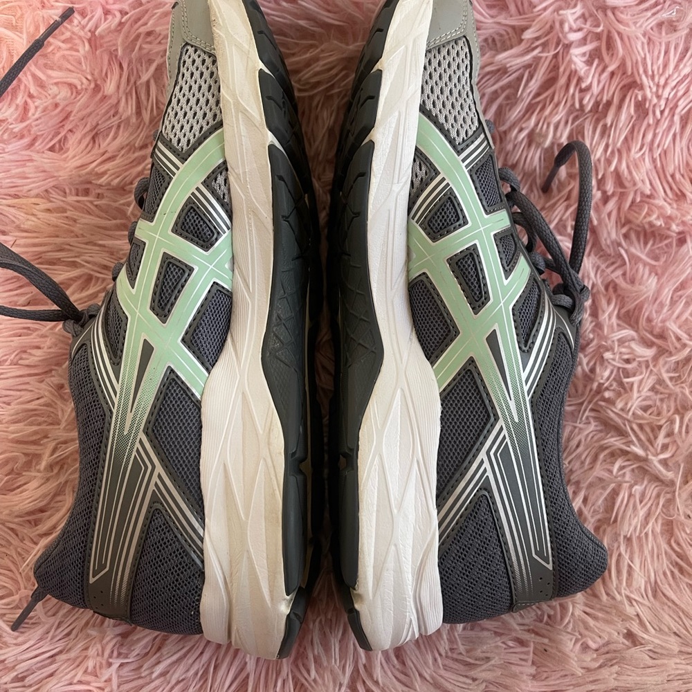 ASICS GEL-CONTEND 4 : Mid Grey/Glacier Sea/Silver women’s running shoes SZ 9 - Picture 11 of 15